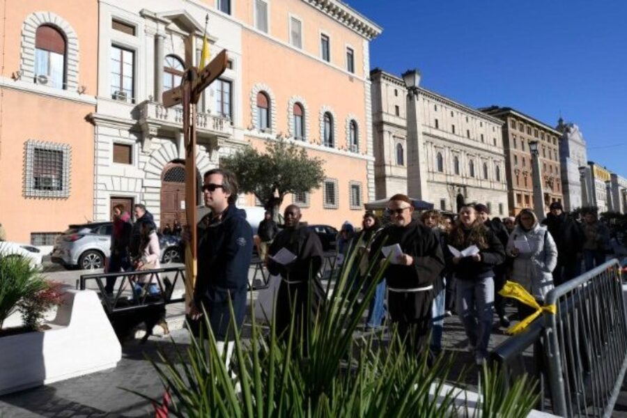 Half a million pilgrims have already crossed the threshold of St Peter’s Holy Door